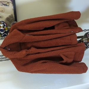 Burnt oranges teddy sweater